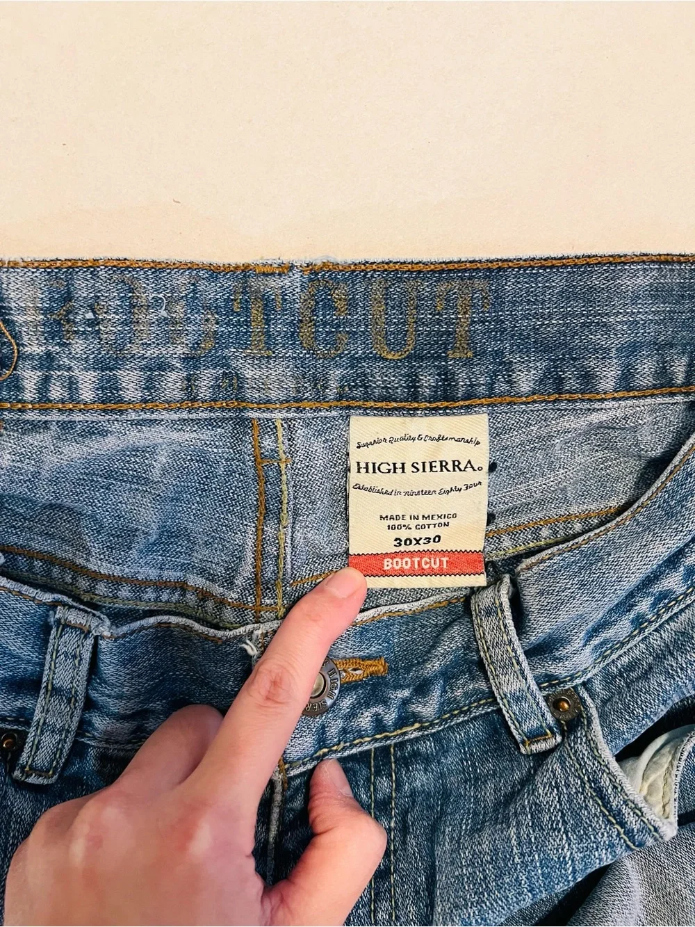 Classic Men's Blue Denim Jeans